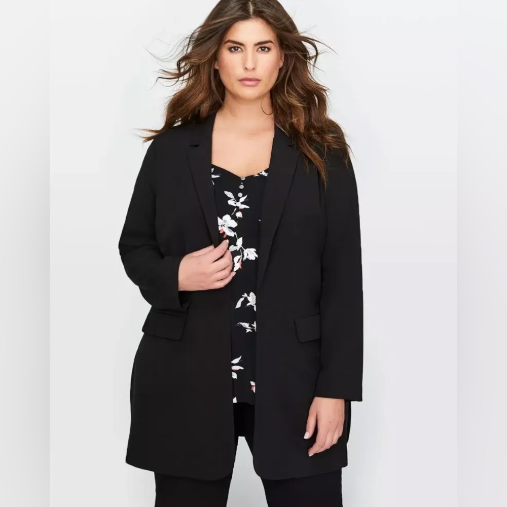 Additional Elle Black Open Front Blazer 3XL